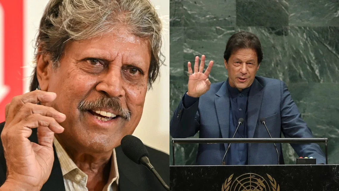 Kapil Dev_Imran Khan - (Source: AFP)