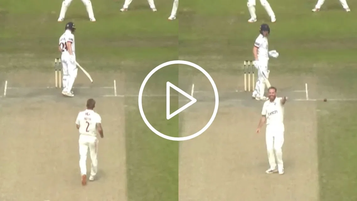 English batter declared out after bizarre action [Source: Instagram]