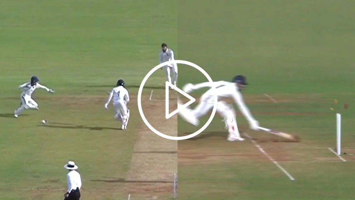 Ruturaj Gaikwad ran out by Wadhawan [Source: X]