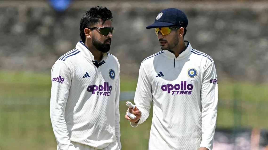 Saransh Jain Shubman Gill in IND vs SL Test. Image Credits: AFP