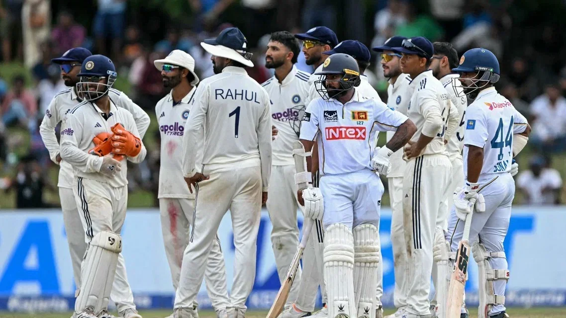 Sonal Dinusha & Keshara Nuwantha standing like rock vs India on Day 5 | PC- AFP