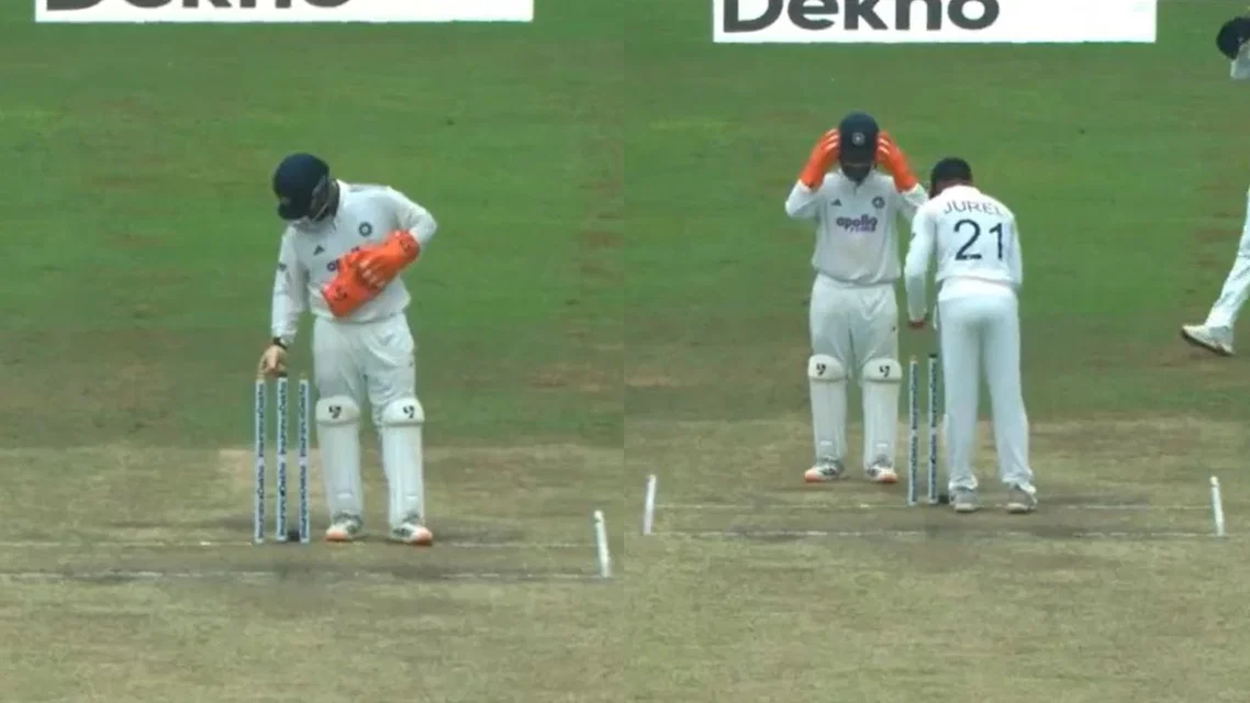 Rishabh Pant and Dhruv Jurel [Source: screengrab/x]