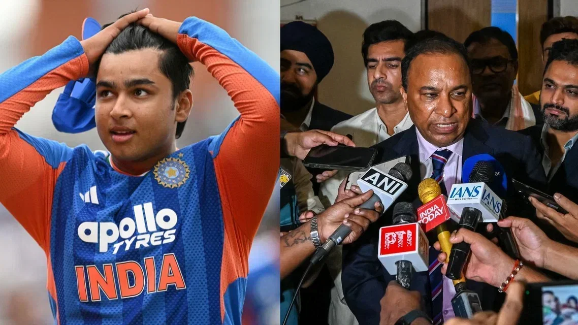 Vaibhav Sooryavanshi and Devajit Saikia - (Source: AFP)