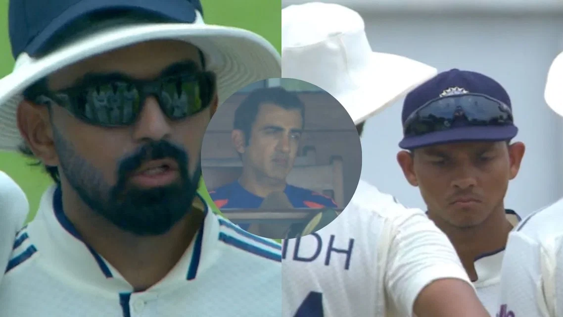 Gautam Gambhir watches as KL Rahul slams Indian teammates. Image Credits: X