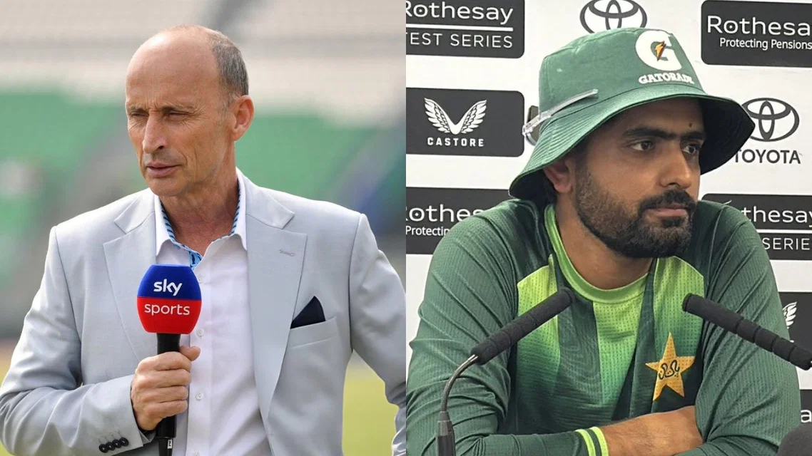 Nasser Hussain and Babar Azam - (Source: X)