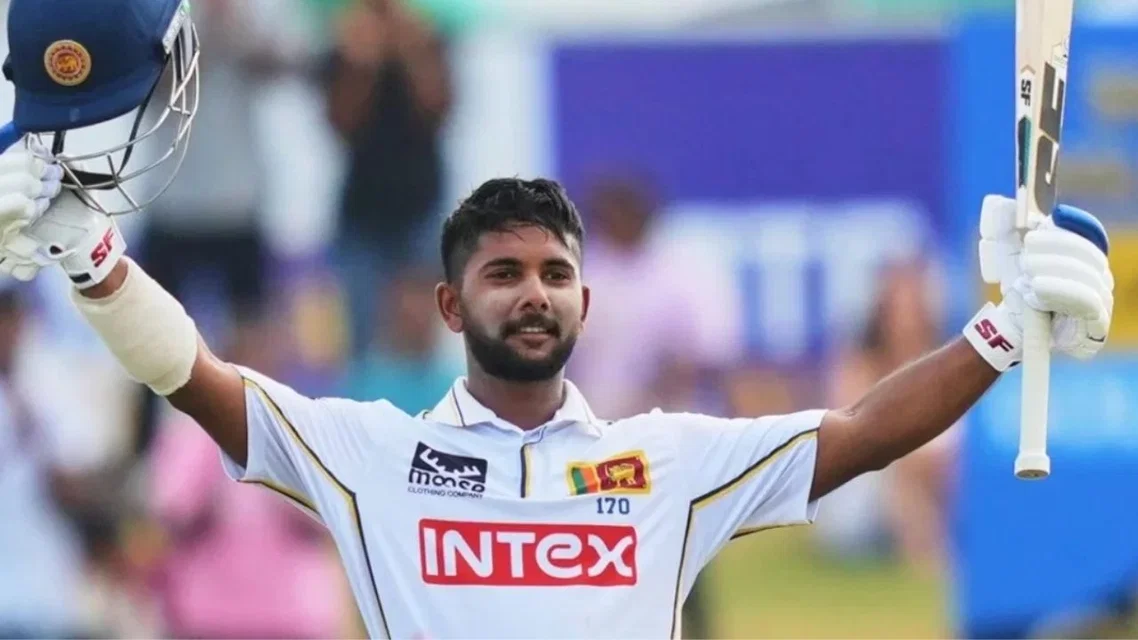 Dinusha scored 481 runs against India in a two-match series [Source: AP]
