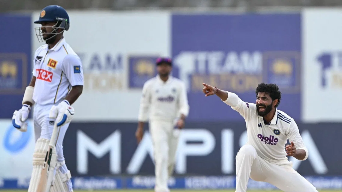 Ravindra Jadeja was below par with the ball in Sri Lanka. Image Credits: AFP
