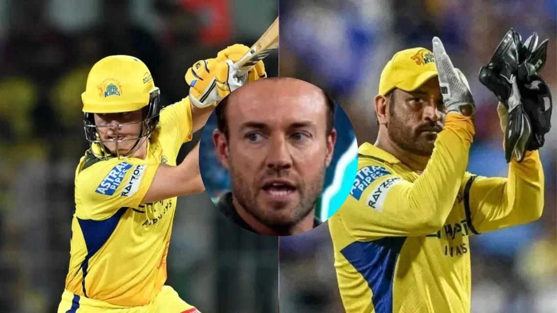 AB de Villiers Warns CSK on Dewald Brevis. [Source - AFP]