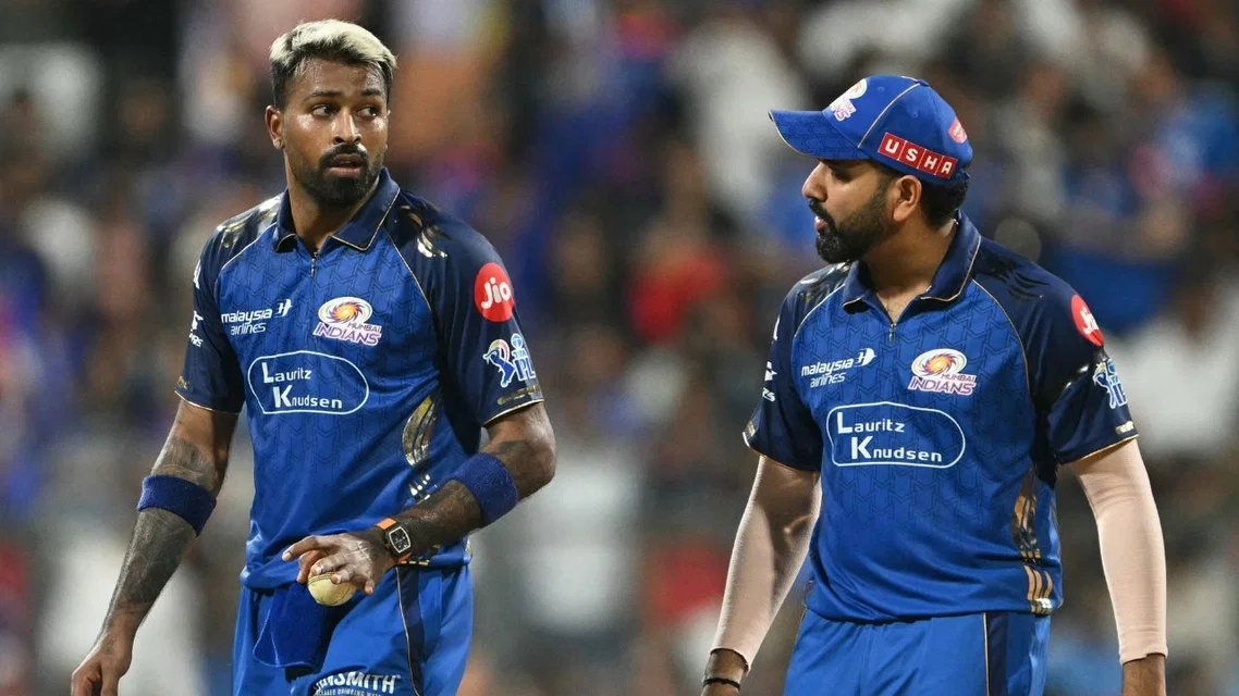 Rohit Sharma's captaincy return at MI discussed [Source: AFP]