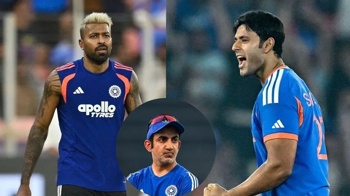 Hardik Pandya and Shivam Dube - (Source: AFP)