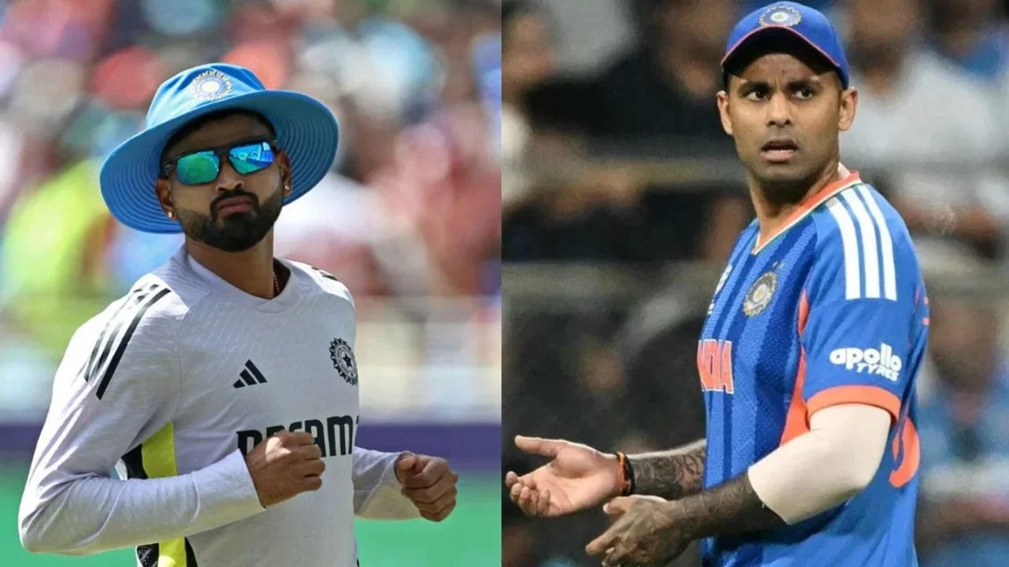 Its Shreyas Iyer vs Suryakumar Yadav once again [Source: AFP]