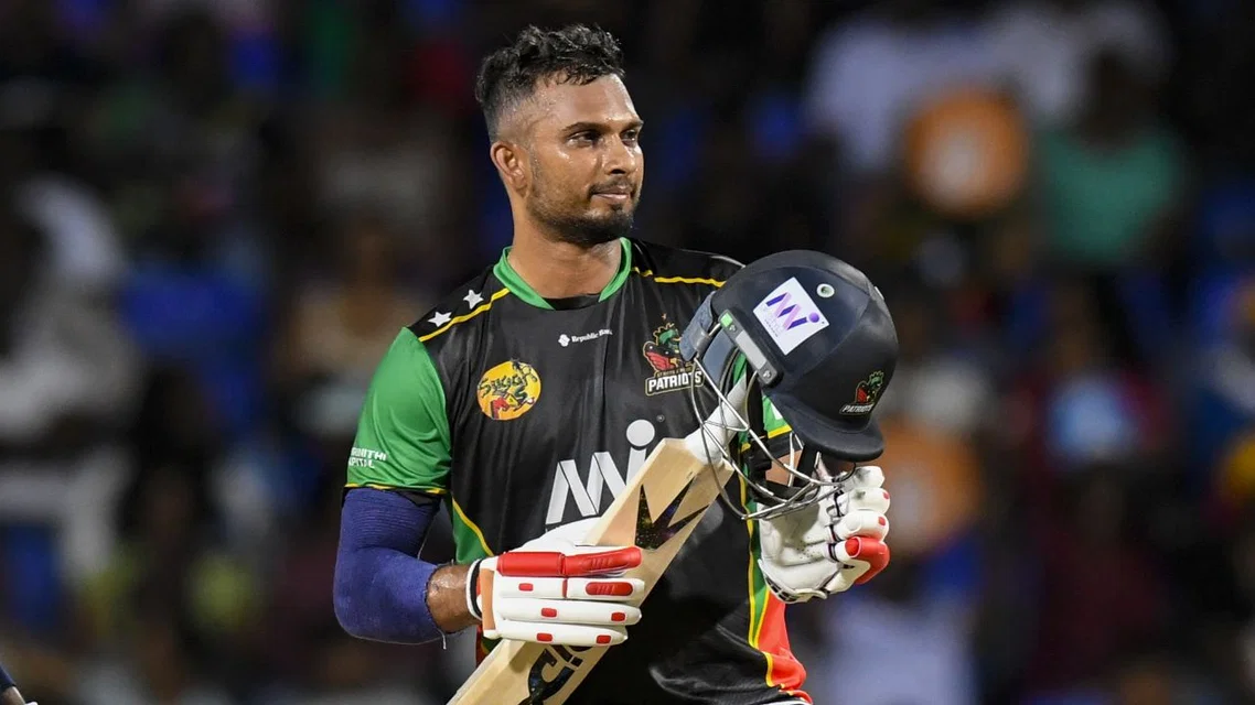 Dasun Shanaka attained a massive CPL feat [Source: @mufaddalvohra/X]