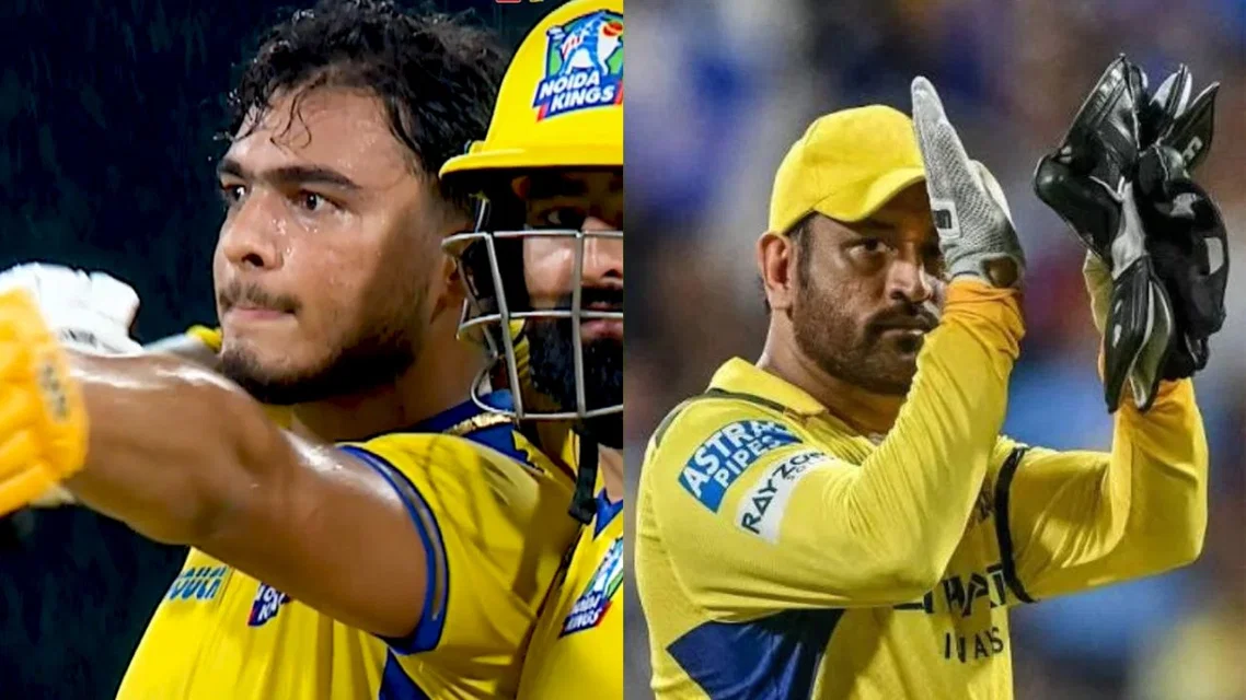 Prashant Veer and MS Dhoni [Source: screengrab, AP]