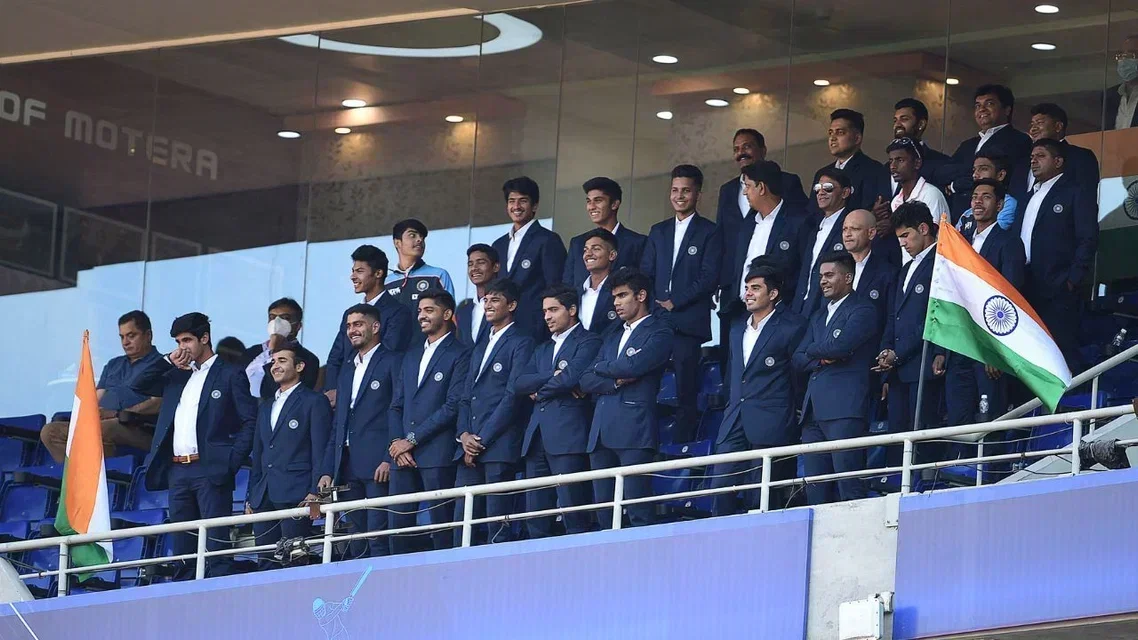 India's U19 World Cup team members in 2022 (Source: AFP Photos)