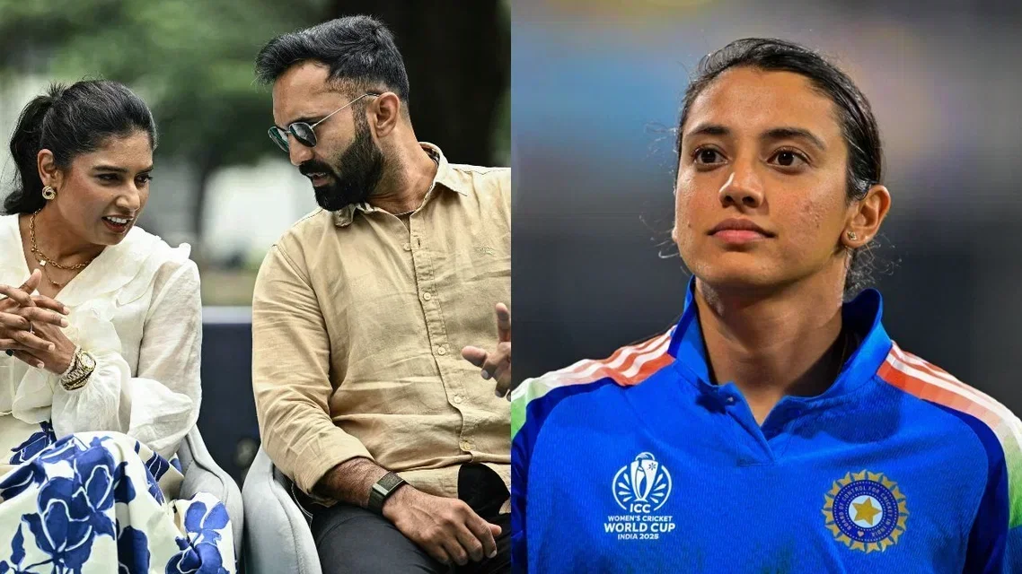 Mithali Raj Dinesh Karthik Smriti Mandhana. Image Credits: AFP