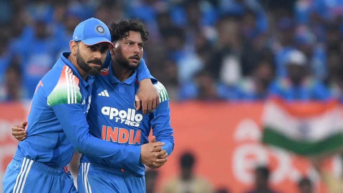Kuldeep Yadav has been far from his best in recent times. PC- AFP