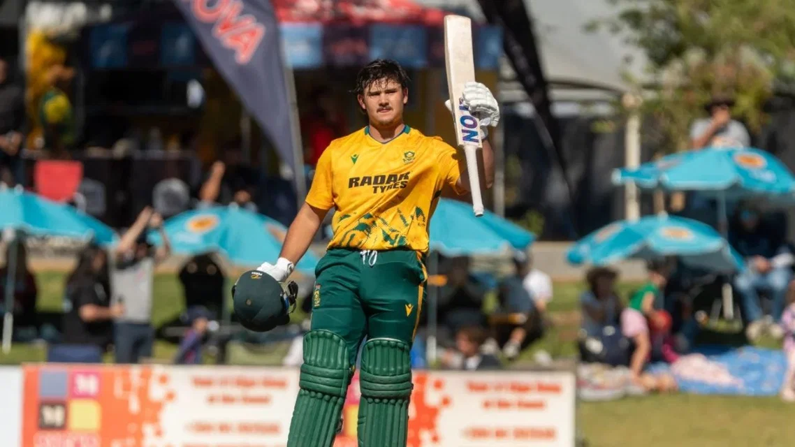 Lhuan-dre Pretorius scored maiden T20I century. [Source - Cricket Namibia]