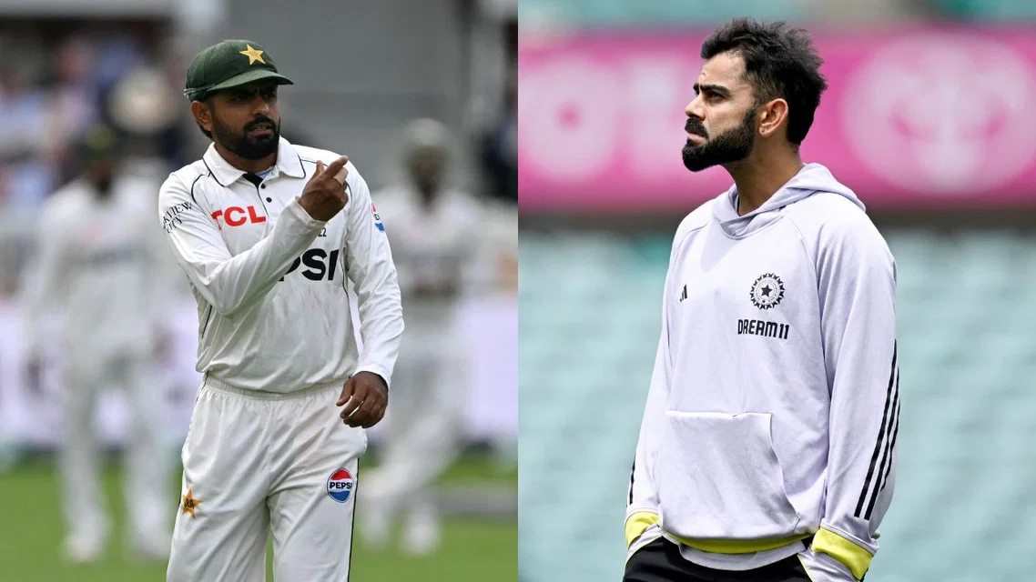 Virat Kohli and Babar Azam - (Source: AFP)
