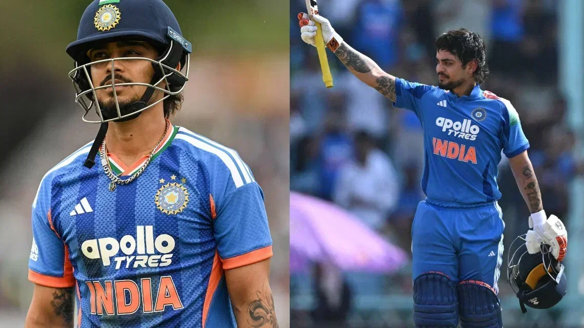 Ishan Kishan in Indian jersey (Source: AFP)