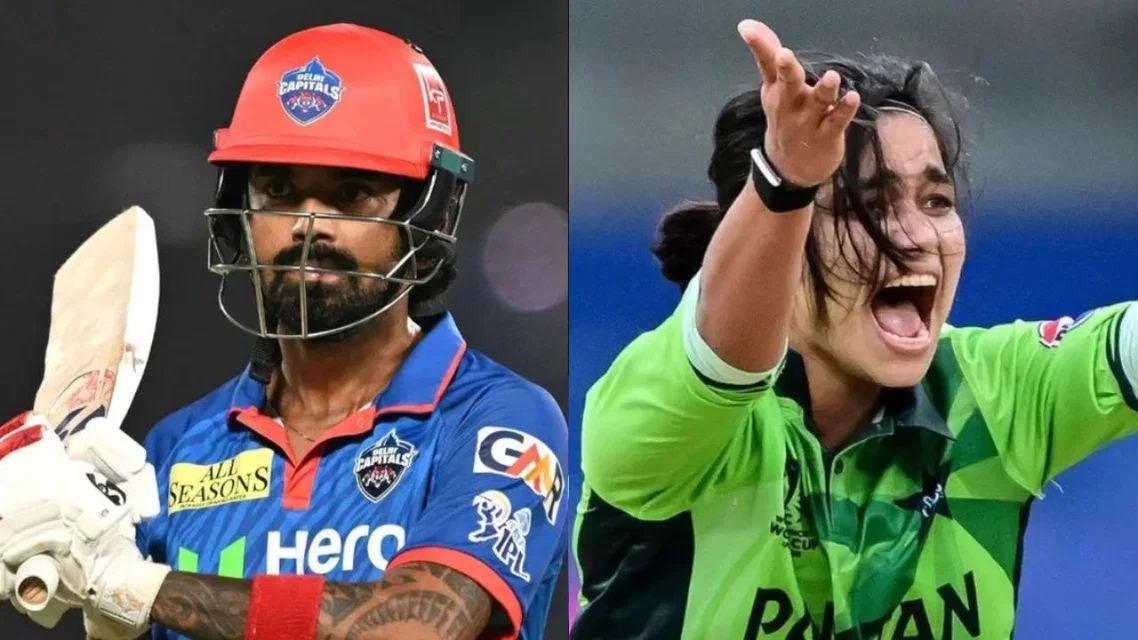 KL Rahul and Fatima Sana [Source: AFP]