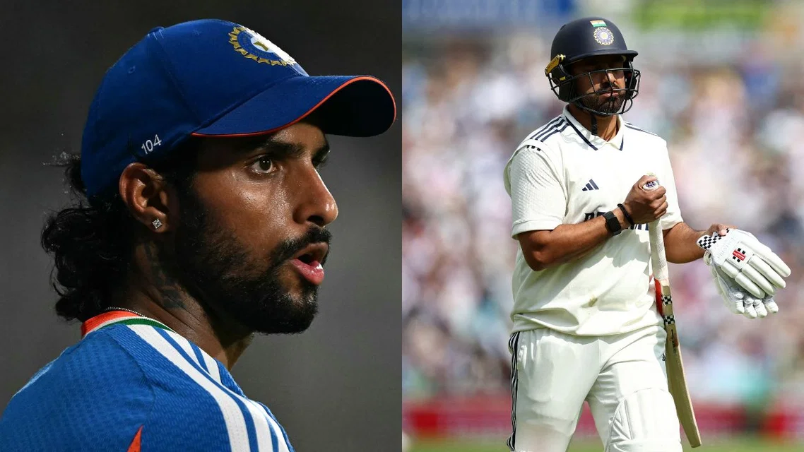 Karun Nair takes a direct dig at Tilak Varma [Source: AFP]
