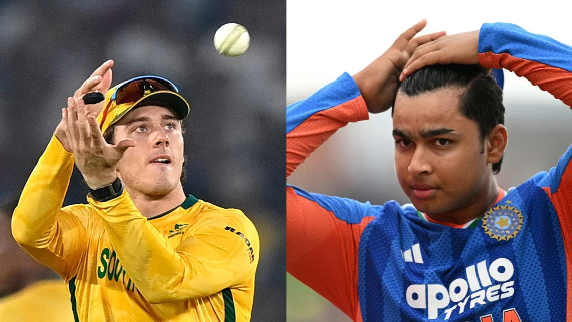 Dewald Brevis and Vaibhav Sooryavanshi - (Source: AFP)