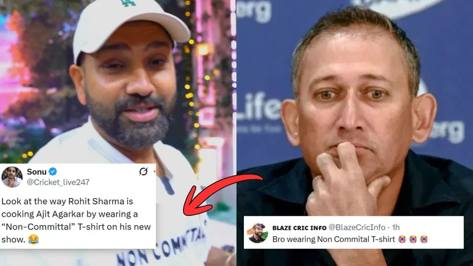 "Cooked Ajit Agarkar": Rohit Sharma's Jab At BCCI Chief Selector Sets Internet On Fire