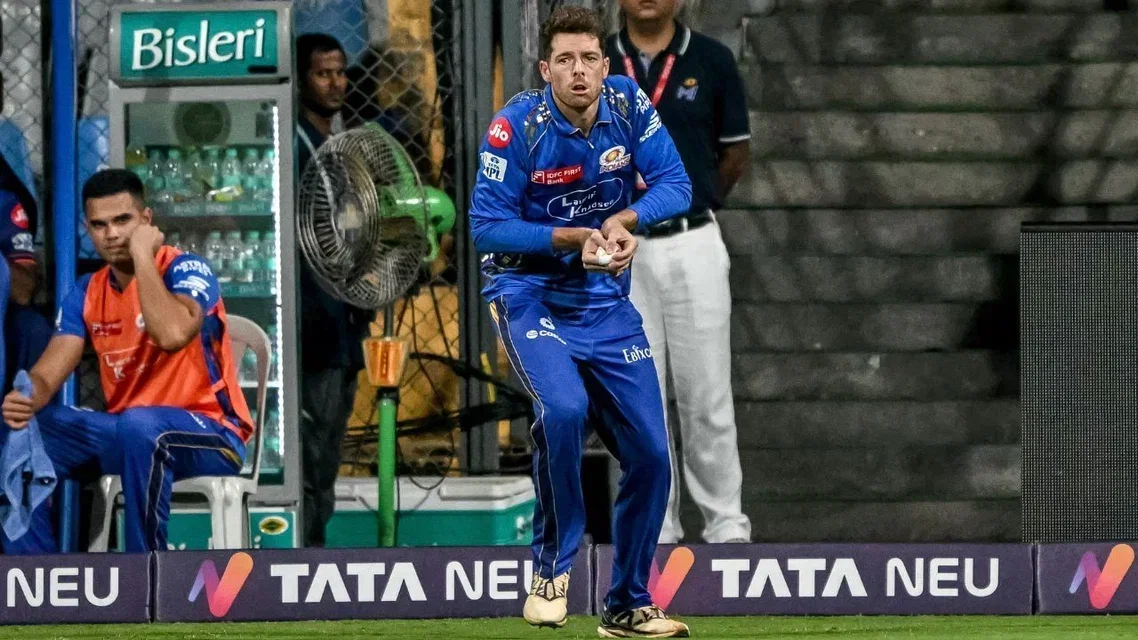 Mitchell Santner during IPL 2026 for Mumbai Indians (Source: AFP Photos)