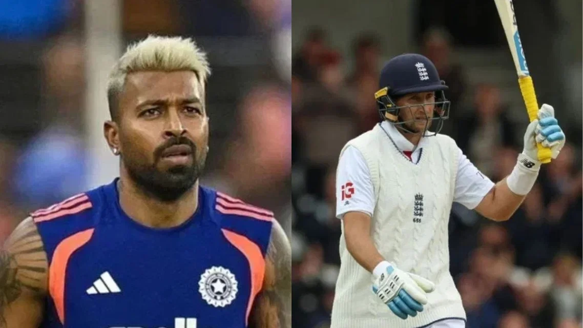 Hardik Pandya and Joe Root [Source: AFP]