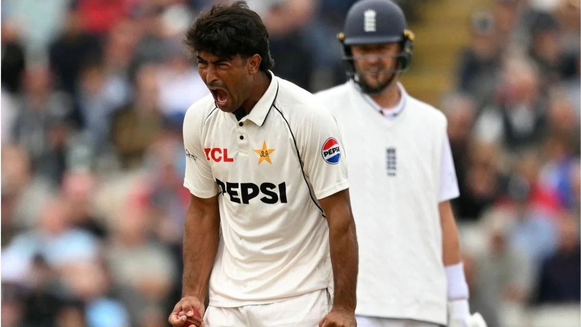 Razaullah had an impressive Test debut against England [Source: AFP]
