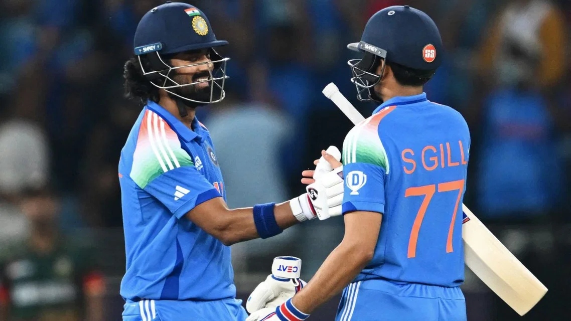KL Rahul and Shubman Gill - (Source: AFP)