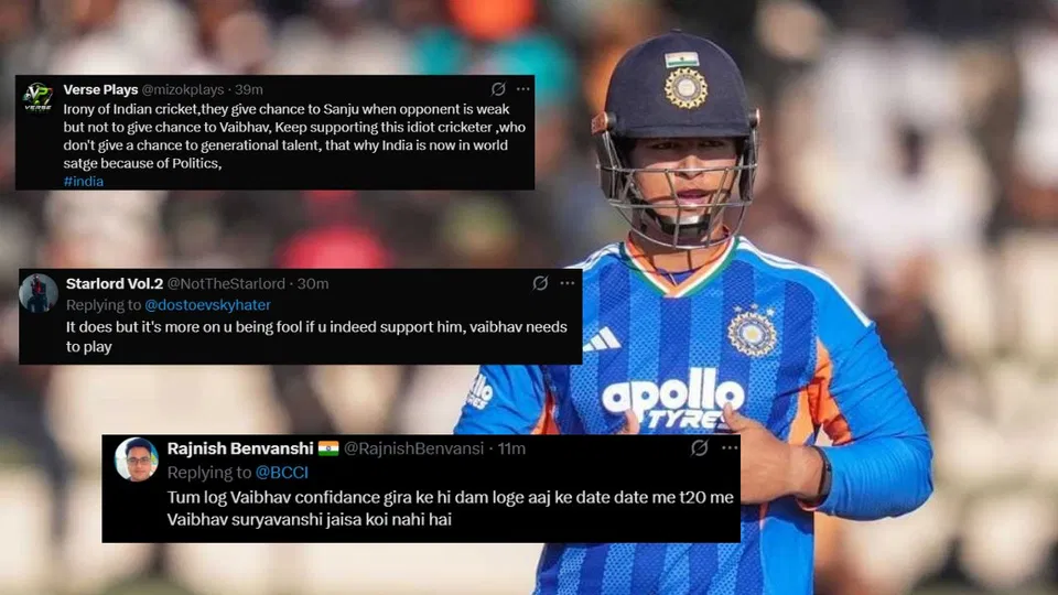 "Vaibhav Must Play...": Sooryavanshi's T20I Snub After Player Of The Series Shocks Netizens