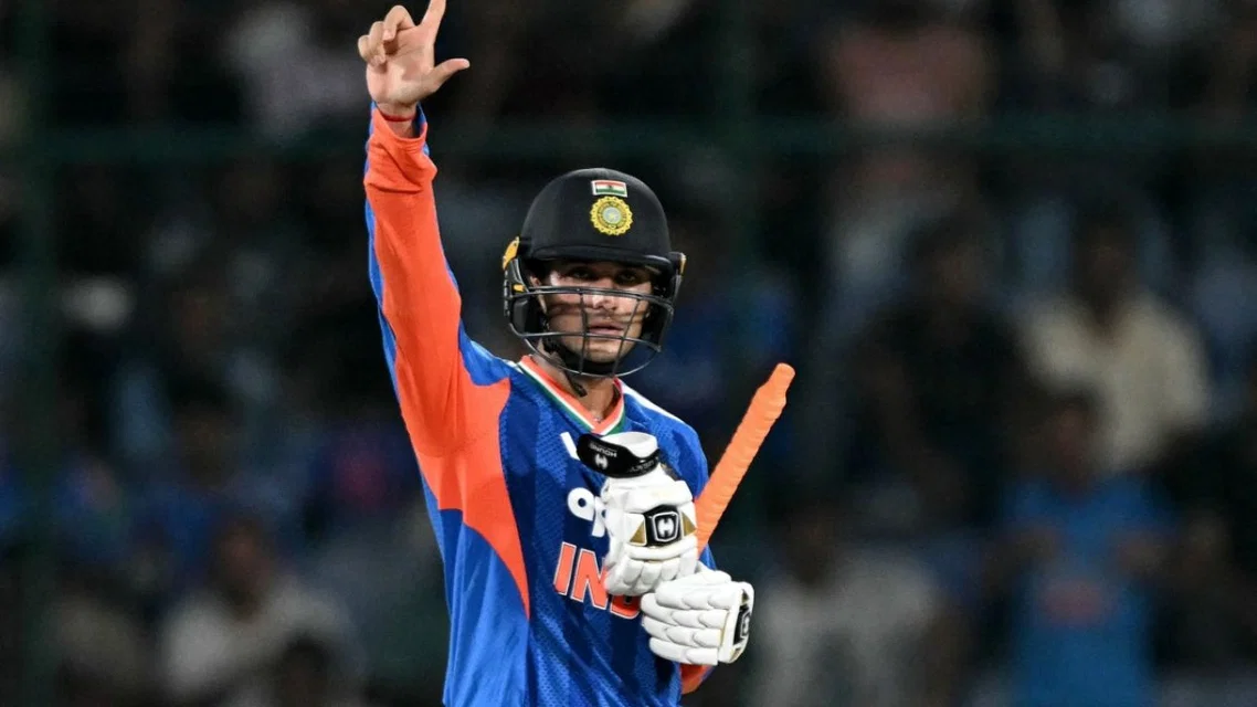 Abhishek Sharma creates history vs Afghanistan [Source: AFP]
