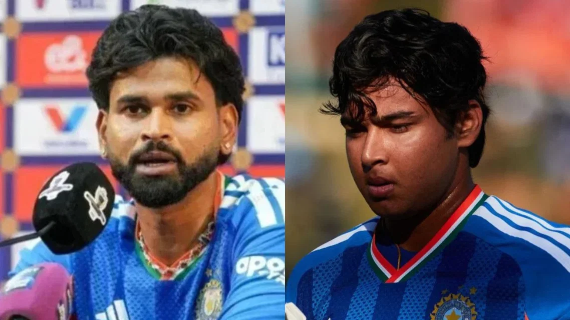 Shreyas Iyer hints at Vaibhav Sooryavanshi playing in 3rd T20I. [Source - AFP]