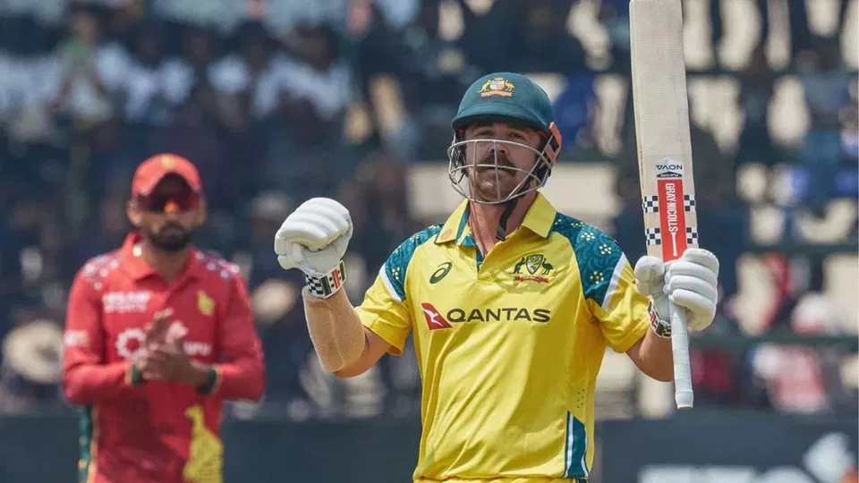 Travis Head Ton Takes Australia To Record Total Vs Zimbabwe