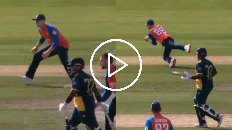 Watch- Harry Brook Shows Ultra Game Awareness To Take Reflex Catch In ENG vs SL
