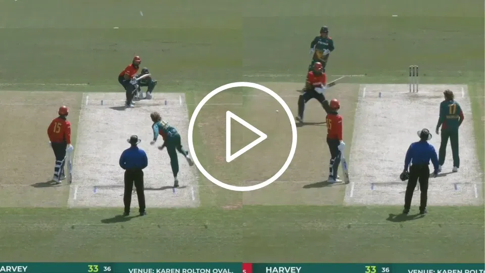 Watch- Jake Weatherald Hilariously Smashes A Moonball! Umpire Denies Boundary