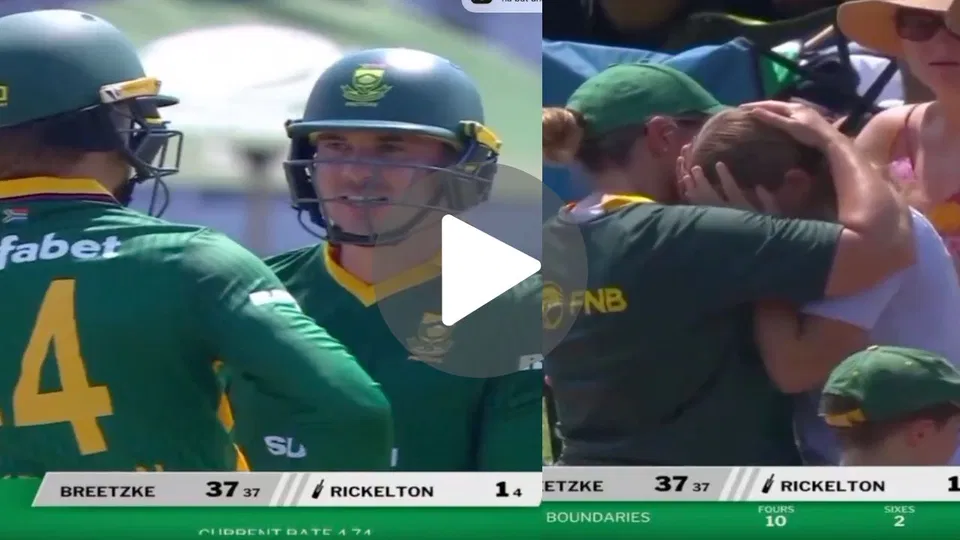 Watch- Matthew Breetzke's Powerful Six Injures Fan Girl In Durban