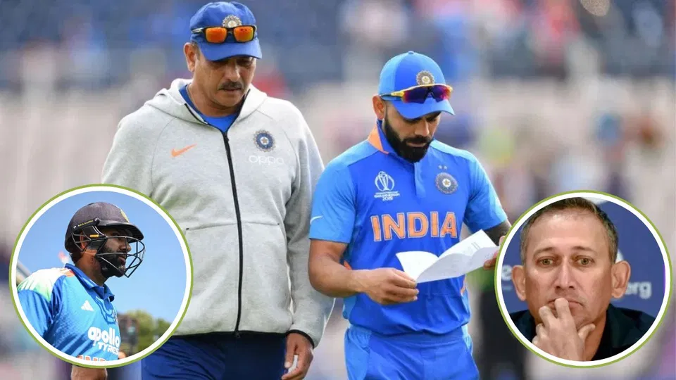 "Watch Their Chairs"- Ravi Shastri Indirectly Slams Ajit Agarkar For Targeting Kohli-Rohit