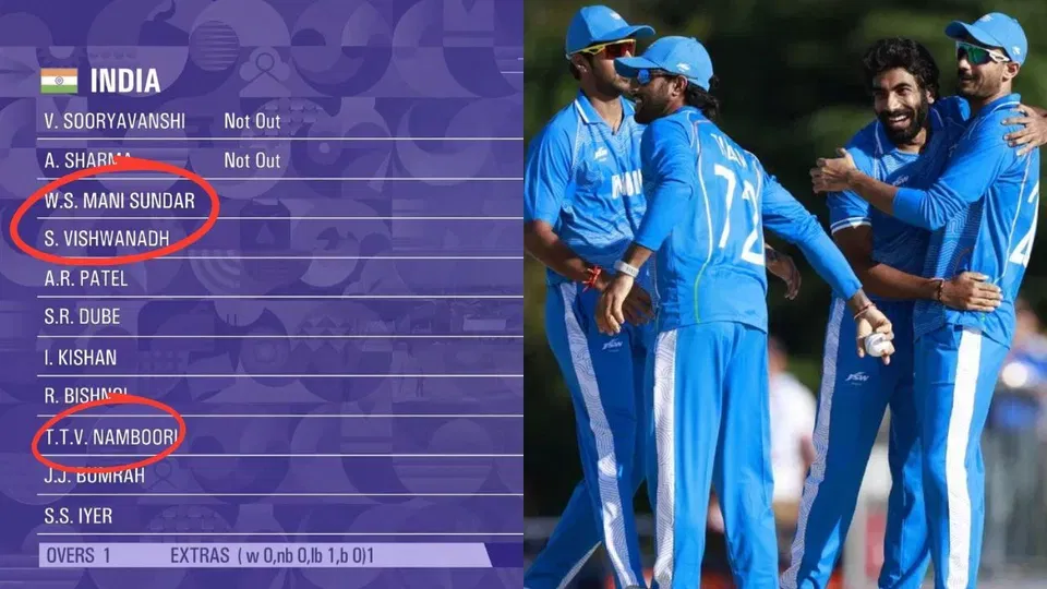 Tilak Varma As TTV Namboori? Reason Revealed Behind Separate Names Of Indian Players In Asian Games 2026 Tilak Varma As TTV Namboori? Reason Revealed Behind Separate Names Of Indian Players In Asian Games 2026
