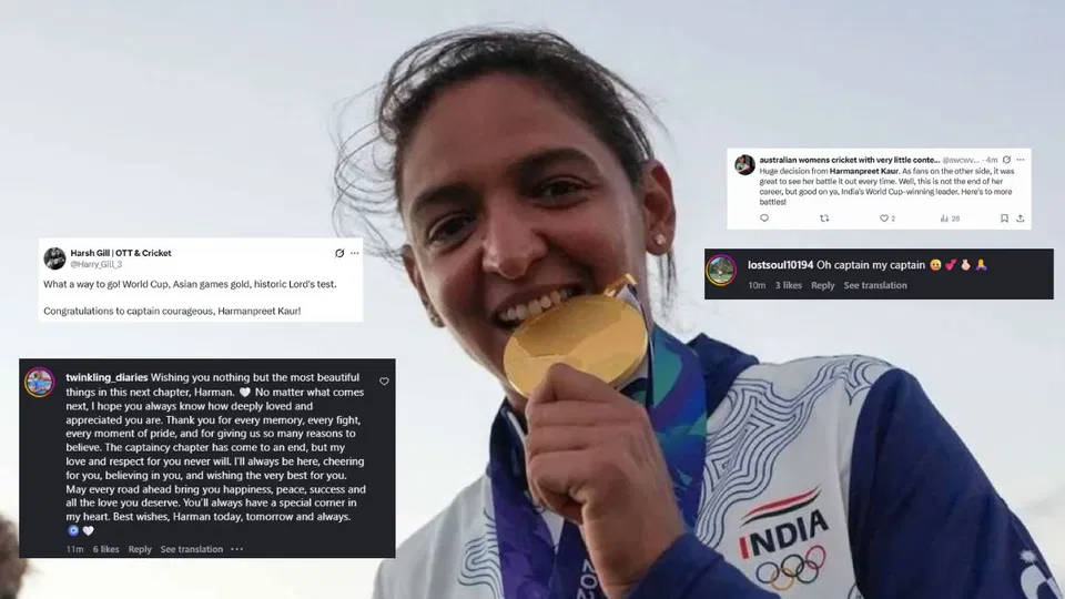"End of an Era"- Internet Pays Tribute As Harmanpreet Kaur Steps Down As India Captain