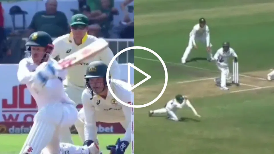Watch- Steve Smith Takes A One-Handed Blinder At Slip To Dismiss Kyle Verreynne Watch- Steve Smith Takes A One-Handed Blinder At Slip To Dismiss Kyle Verreynne