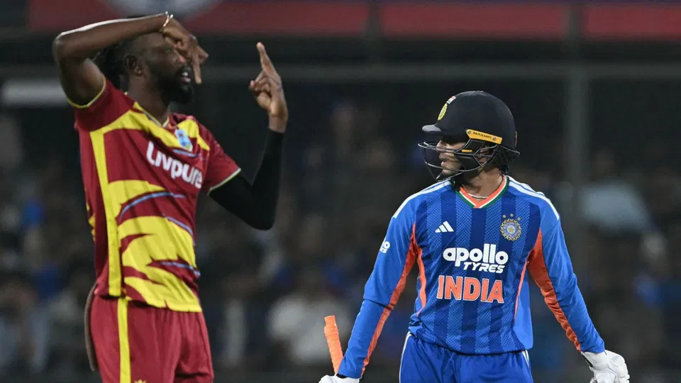 Reason Revealed Behind Shamar Springer's Gesture After Dismissing Abhishek Sharma In 3rd T20I
