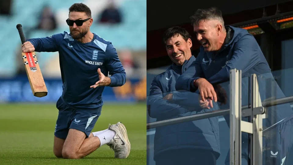England Cricket Team Coaches, Support Staff In White Ball And Red Ball
