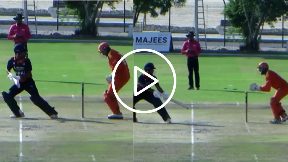 Watch- Brainfade Moment For Nepal Batter, Involved In Bizarre Stumping