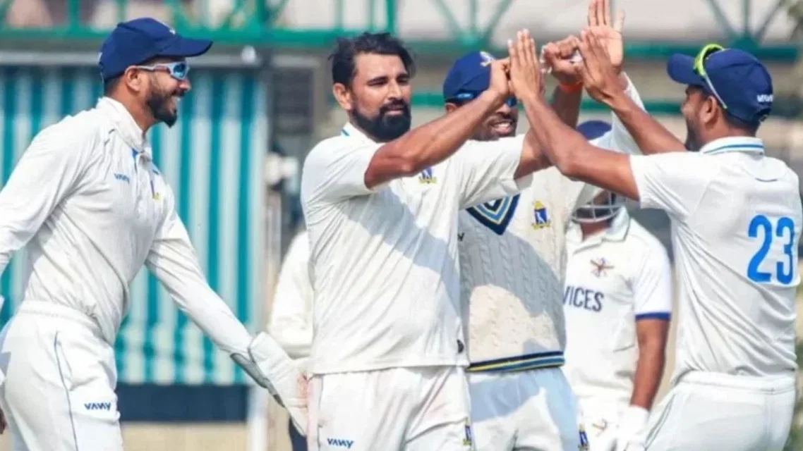 Mohammed Shami not playing vs Services - (Source: CAB)
