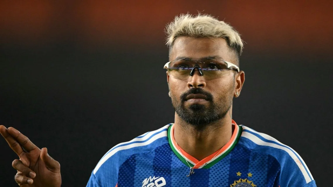 Hardik Pandya for India - (Source: AFP)