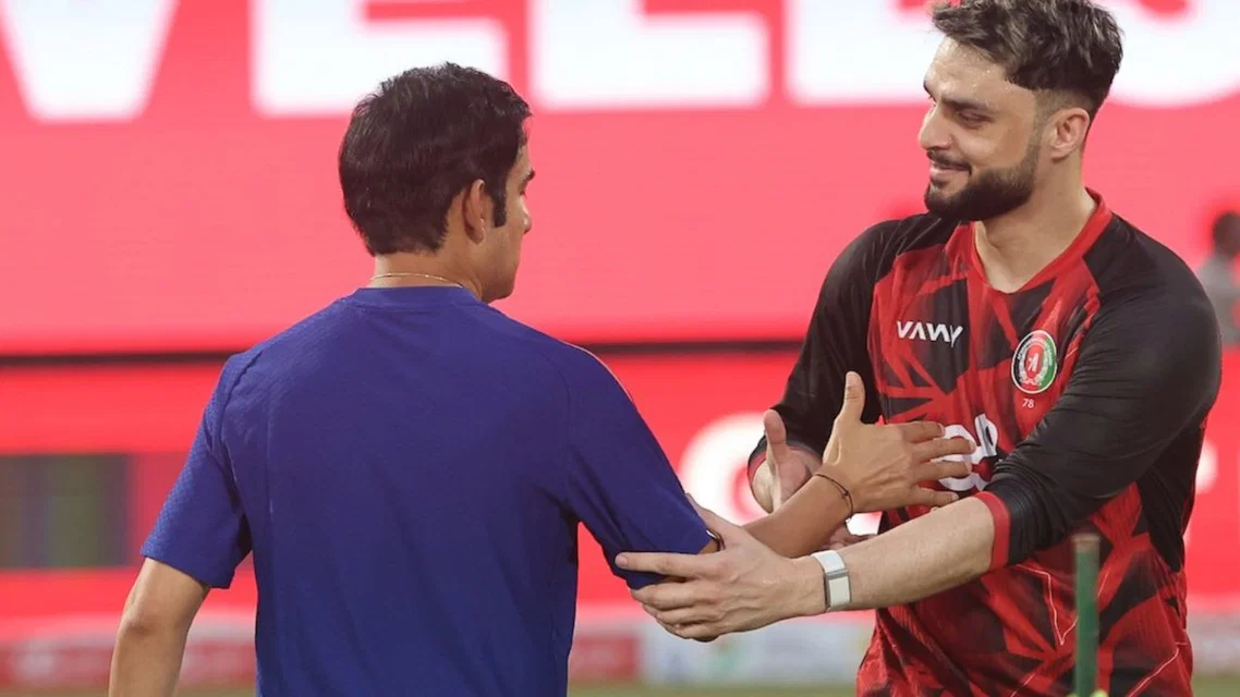 Naveen opened up on his conversation with Gambhir [Source: X]
