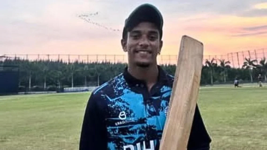 Bihar U19 player Anmol Kumar. [Source - @iam.anmol_1/Instagram]