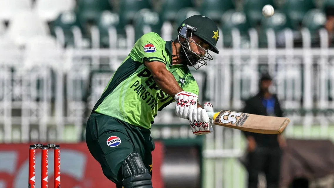 Fakhar Zaman out for a golden duck - (Source: AFP)